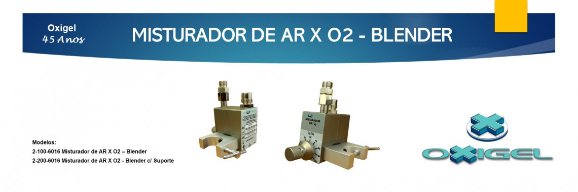 Misturador O2/AR - Blender